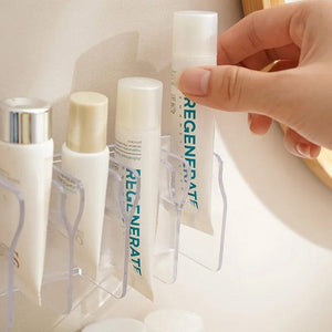 Wall-Mounted Skincare Organizer Shelf for Cleansers