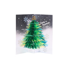 Load image into Gallery viewer, Christmas Tree 3D Pop-up Card