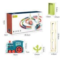 Load image into Gallery viewer, Domino Train Blocks Set Building and Stacking Toy For Kids