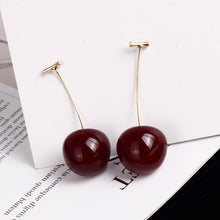 Load image into Gallery viewer, Cute 3D Cherry Earrings