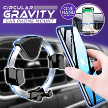 Load image into Gallery viewer, New Circular Gravity Car Phone Mount