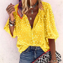 Load image into Gallery viewer, Polka Dot Chiffon Shirt