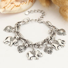 Load image into Gallery viewer, Handmade-Vintage Elephant Anklet