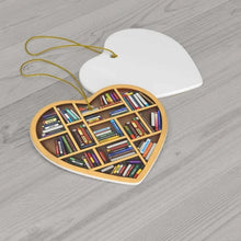 Load image into Gallery viewer, Cute Book Lovers Heart Ornament Bookshelf Decoration