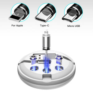 Mini Digital Magnetic 3-in-1 Charging Gadgets Storage Box