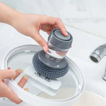 Load image into Gallery viewer, 💦Kitchen Soap Press Dispensing Palm Brush💦