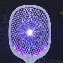 Load image into Gallery viewer, USB Rechargeable Electric Fly Swatter Large Insect Racket