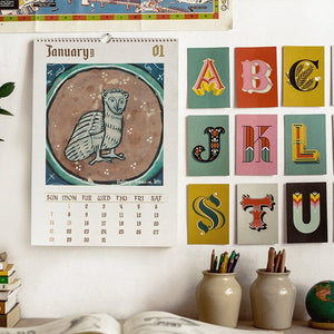 🦉Weird Medieval Owl Calendar 2024📅
