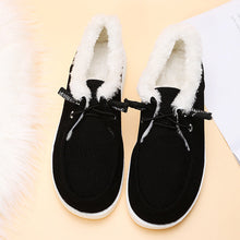 Load image into Gallery viewer, Low-Top Canvas Plush Shoes