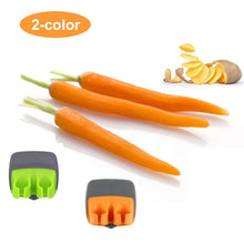 Load image into Gallery viewer, Two finger shaved fruit peeler