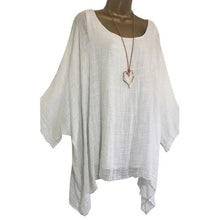 Load image into Gallery viewer, Solid Color Batwing Casual Loose T-shirt