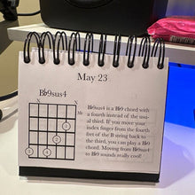 Load image into Gallery viewer, 365 Days Guitar Chords Calendar