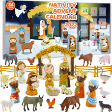 Load image into Gallery viewer, 🎁24 Days of Christmas Nativity Scene Set🎁