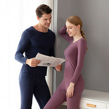 Load image into Gallery viewer, Ultra Soft Seamless Heating Set 37 ° Thermostatic Underwear