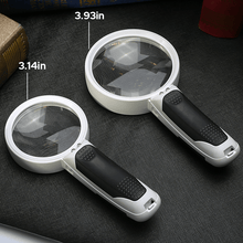 Load image into Gallery viewer, 20X Optical Magnifying Glass With LED Light