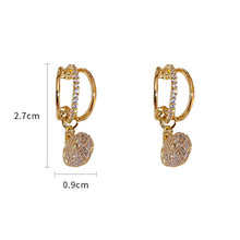 Load image into Gallery viewer, Fashion Diamond Crown Earrings