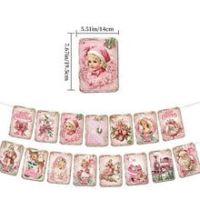 Load image into Gallery viewer, Vintage Style Christmas Banner