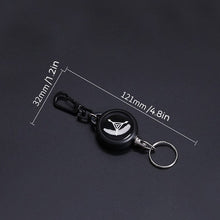 Load image into Gallery viewer, Keychain With Retractable Wire Cord (3 Pcs)
