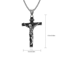 Load image into Gallery viewer, Titanium Steel Crucifix Necklace