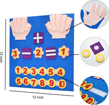 Load image into Gallery viewer, Felt Finger Number Counting Toy