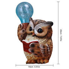 Load image into Gallery viewer, Owl Solar Ornament