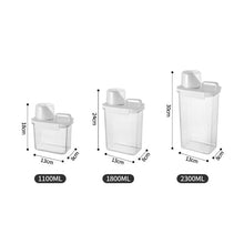 Load image into Gallery viewer, Cereal Dispenser Easy Flow Storage Jar Plastic Grocery Container