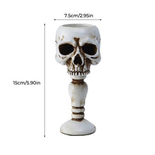 Load image into Gallery viewer, Cubic Skull Pillar Candle Holder