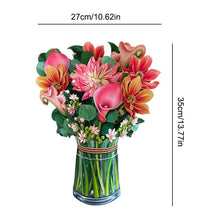 Load image into Gallery viewer, 3D Bouquet Greeting Card