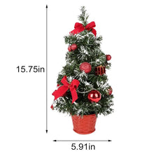 Load image into Gallery viewer, Mini Desktop Christmas Tree Decoration