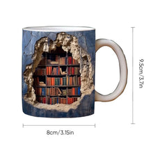 Load image into Gallery viewer, 3D Bookshelf Mug