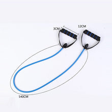 Load image into Gallery viewer, Double Toning Resistance Tube Heavy Quality Exercise Band for Stretching