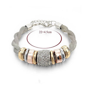 Entwined Ring Accent Bracelet