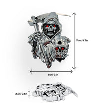 Load image into Gallery viewer, 3D Grim Reaper Car Logo