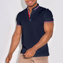 Load image into Gallery viewer, Lapel Collar Solid Color POLO Shirt