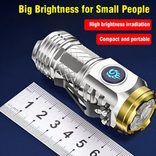Load image into Gallery viewer, Three-Eyed Monster Mini Flash Super Power Flashlight