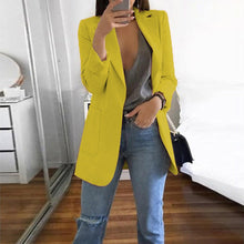 Load image into Gallery viewer, Women&#39;s Fashion Lapel Slim Cardigan Temperament Suit Jacket