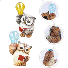 Load image into Gallery viewer, Owl Solar Ornament