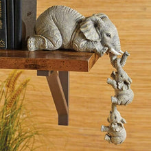 Load image into Gallery viewer, A Playful Mother And Babies Elephants