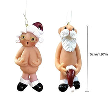 Load image into Gallery viewer, Santa Claus Pendant Resin Christmas Decoration