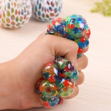 Load image into Gallery viewer, Rainbow Squeeze Ball Mesh Ball