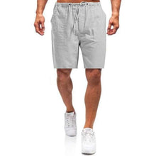 Load image into Gallery viewer, Lockere Freizeitshorts aus Leinen für Herren