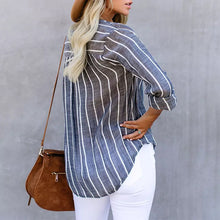 Load image into Gallery viewer, Simple Fashion Print Striped Shirt