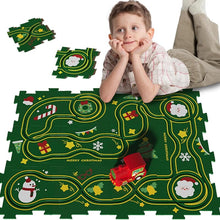 Load image into Gallery viewer, Children&#39;s Educational Puzzle Railway Car Playset