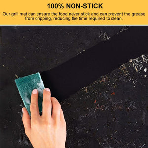 Non-Stick BBQ Grill Mats  with cutting box
