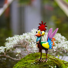 Load image into Gallery viewer, Funny garden rooster statue