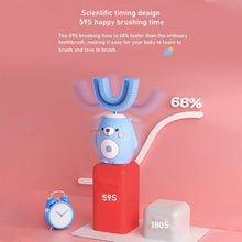 Load image into Gallery viewer, Smart 360 Degree U-shaped Children's Electric Toothbrush