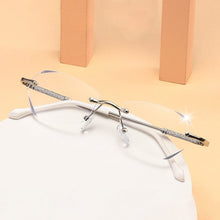Load image into Gallery viewer, Fashionable Anti-blue Light Rimless Reading Glasses