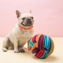 Load image into Gallery viewer, Foldable Dog Snuff Ball Dog Training Toy
