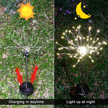 Load image into Gallery viewer, Waterproof  Solar Garden Fireworks Lamp