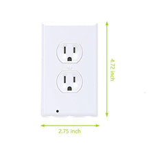 Load image into Gallery viewer, Outlet Wall Plate With LED Night Lights